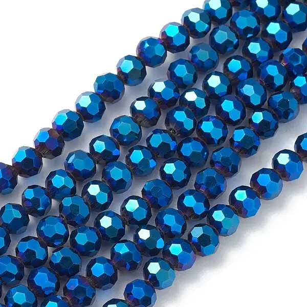 Electroplate Glass Beads Strands