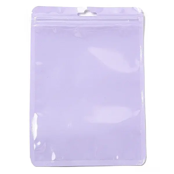 Rectangle Plastic Yin-Yang Resealable Packaging Bags
