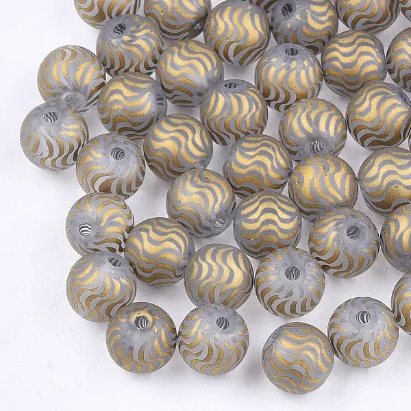 Electroplate Glass Beads