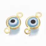 Handmade Evil Eye Lampwork Links connectors