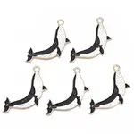 Rack Plating Alloy Enamel Pendants