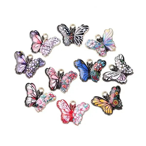 Alloy Enamel Pendants