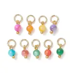 Dyed Natural Freshwater Shell Pendants