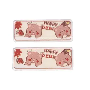 Transparent Printed Acrylic Cabochons