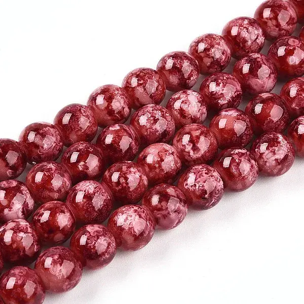 Baking Painted Glass Beads Strands