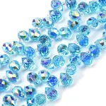 Electroplate Glass Beads Strands