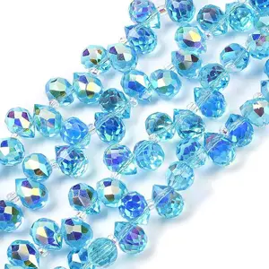 Electroplate Glass Beads Strands