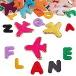 76Pcs 2 Sets 2 Styles Polyester Clothing Patches