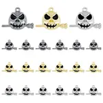 30Pcs 3 Colors Alloy Enamel Pendants