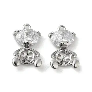 Brass with Glass Peg Bails