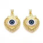 Brass Resin Pendants