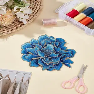 1Pc Polyester Embroidery Sequin Costume Accessories