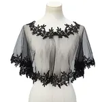 Detachable Polyester Bridal Lace Shawls