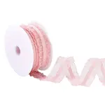 Chinlon Elastic Pleated Lace Trim