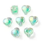 UV Plating Rainbow Iridescent Acrylic Beads
