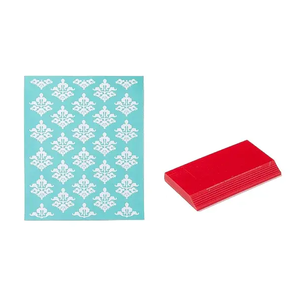 2Pcs Self-Adhesive Silk Screen Printing Stencil