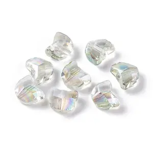 100Pcs Electroplate Glass Beads