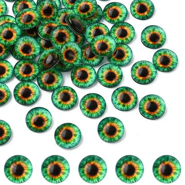 Flat Back Glass Cabochons