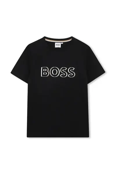 Dětské bavlněné tričko BOSS