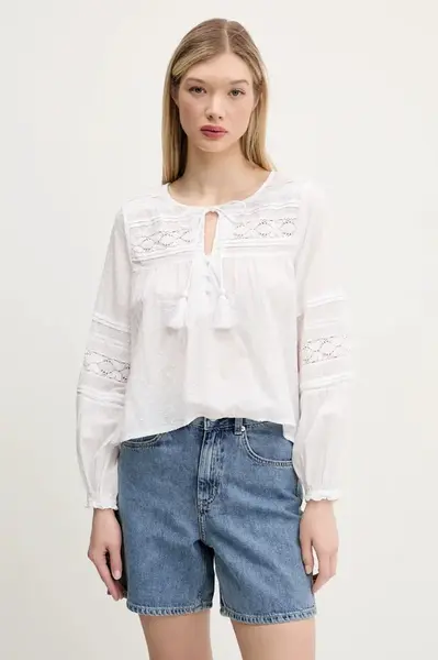 Bavlněná halenka Superdry