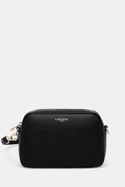 Kožená kabelka Lacoste