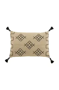 Dekorativní bavlněný polštář J-Line 59 x 37,5 x 13,5 cm