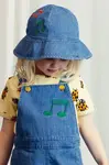 Mini Rodini Dětský bavlněný klobouk Mini Rodini Note