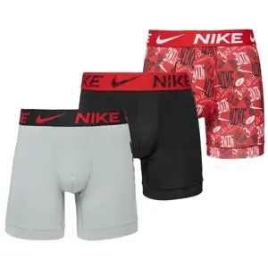 Nike BOXER BRIEF 3PK Pánské boxerky, červená, velikost