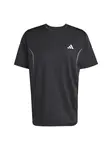 ADIDAS PERFORMANCE Funkčné tričko  sivá / čierna / biela