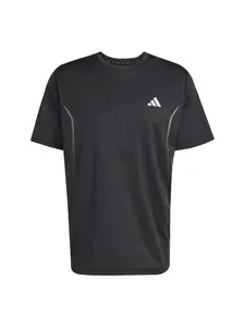 ADIDAS PERFORMANCE Funkčné tričko  sivá / čierna / biela