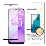 5D Tvrzené sklo pro Realme C31, černé