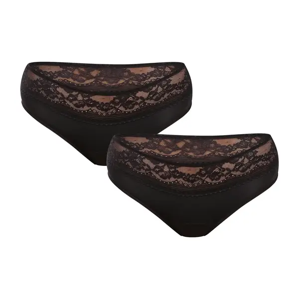 2PACK Menštruačné nohavičky Eco Moon Lace Hipster (DOR004) XL