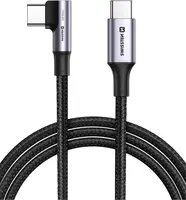 Datový kabel Swissten USB-C/USB-C 5A (100W) pro notebooky 2m, černá