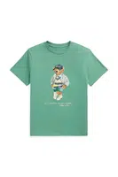 Tričko Polo Ralph Lauren zelená barva, 323973121001