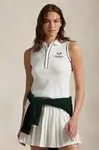 Bavlněný top Polo Ralph Lauren Wimbledon Collection