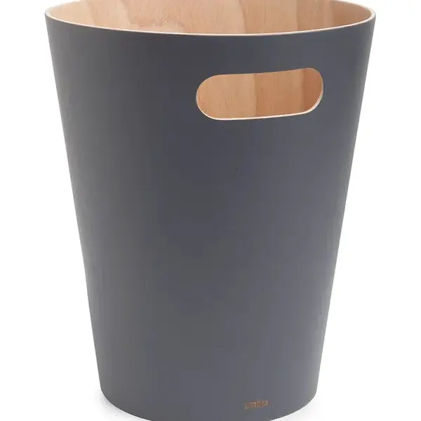 Odpadkový koš Umbra Woodraw 7 L šedá barva
