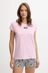 Bavlněné pyžamo Fila dámské, růžová barva, bavlněné, FPS4207