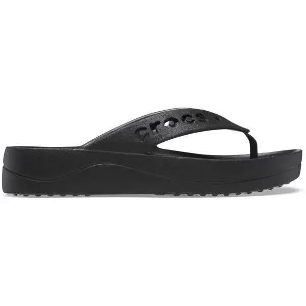 Crocs BAYA PLATFORM FLIP Dámske žabky, čierna, veľkosť 41/42