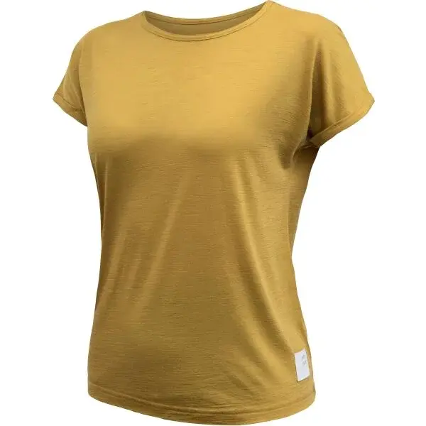 Sensor MERINO AIR TRAVELLER W Dámske funkčné tričko, žltá, veľkosť