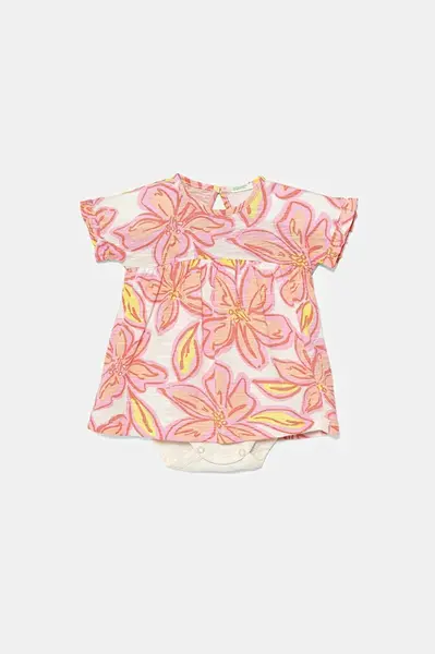 Dětské bavlněné šaty United Colors of Benetton