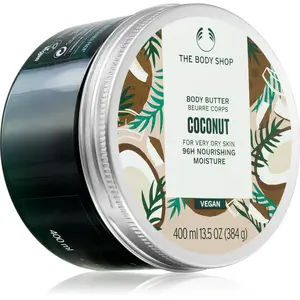 The Body Shop Coconut Body Butter tělové máslo s vyživujícím účinkem 400 ml