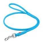 Okrúhle kožené vodítko modrej farby 122 cm, Šírka: 4 mm
