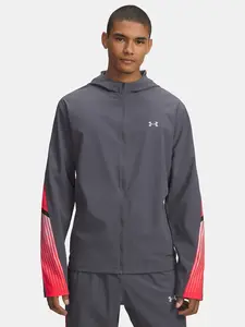 Men's Under Armour UA Velociti Storm Hooded Jacket Jkt-GRY - Mens