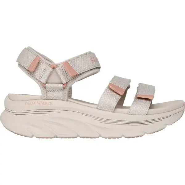 Skechers D'LUX WALKER SANDAL Dámské sandály, béžová, velikost