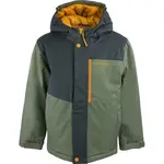ALPINE PRO GERGO Dětská lyžařská bunda, zelená, velikost 104-110