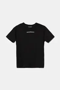 Dětské bavlněné tričko Emporio Armani