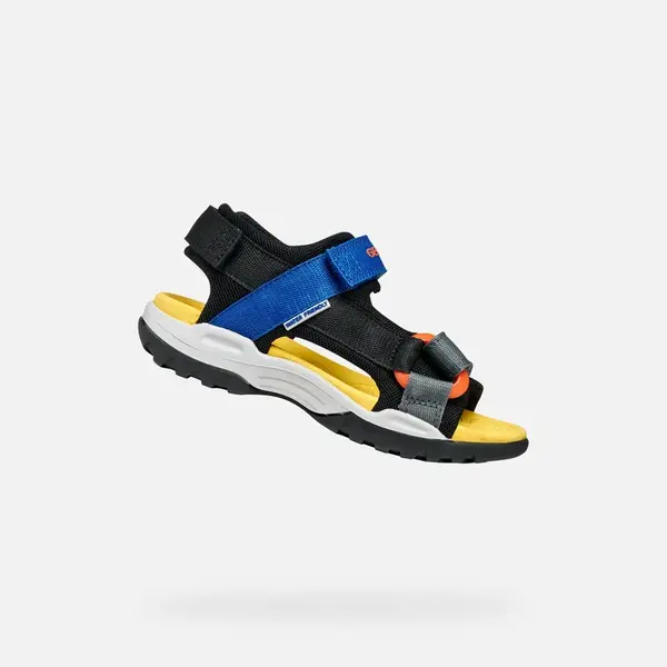 Geox Borealis černé sandály pro kluky