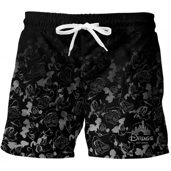 Pánske oblečenie Mr. GUGU & Miss GO Mr._GUGU_&_Miss_GO_Swimwear_ST1799_Black