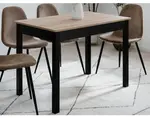 Jedálenský stôl Capri 110x67 cm, dub artisan/čierny%