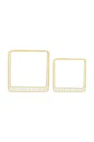 Nástěnná police Present Time Reja 2-pack